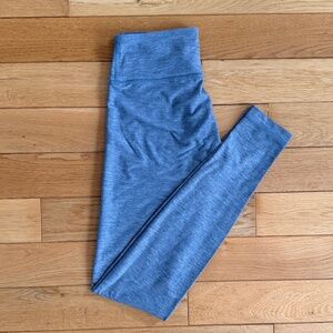 LULULEMON Blue Heathered Low-Rise Workout Leggings | Size: 4